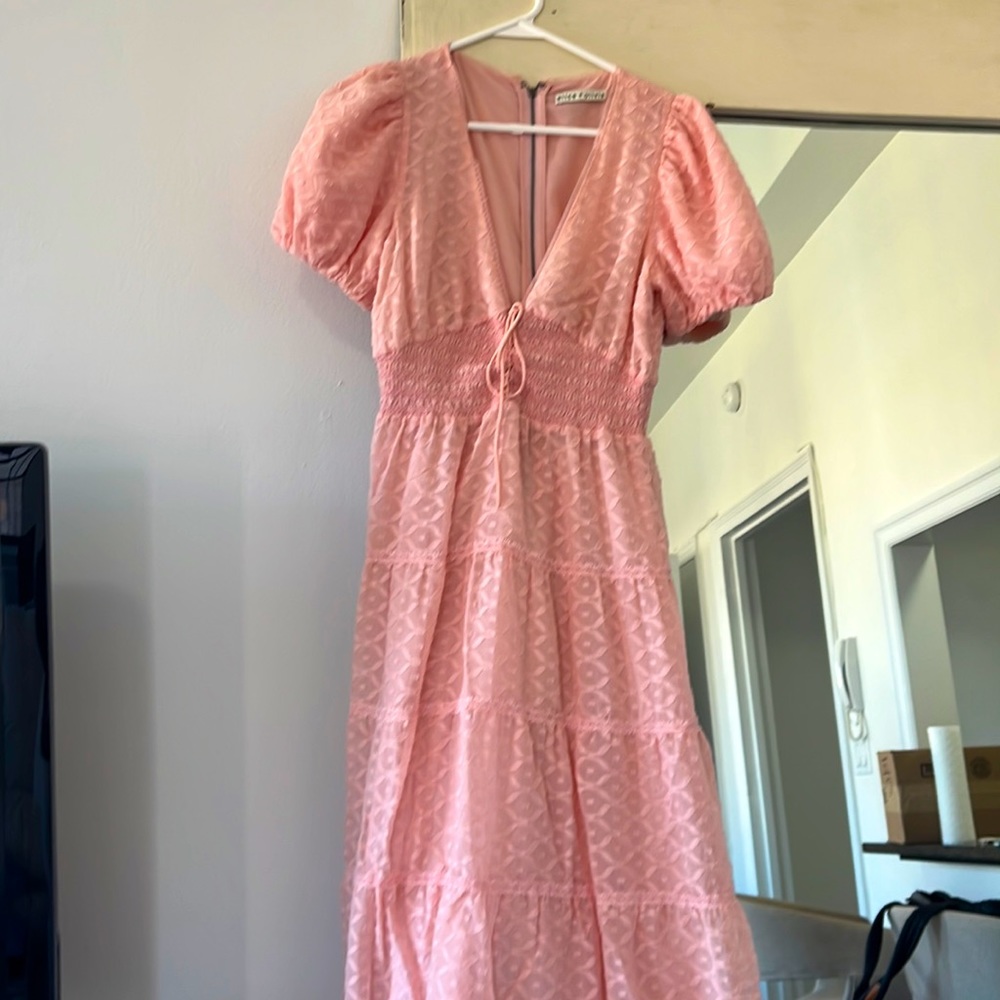 Pink Alice + Olivia Maxi Dress